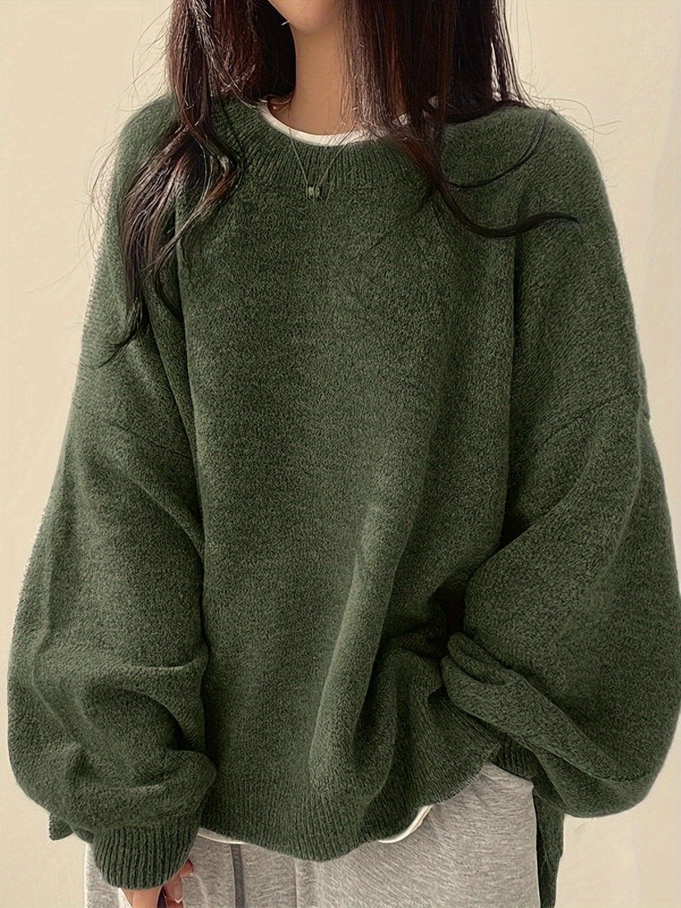 Pearline™ Pullover Mit Rundhalsausschnitt Und Langen Ärmeln