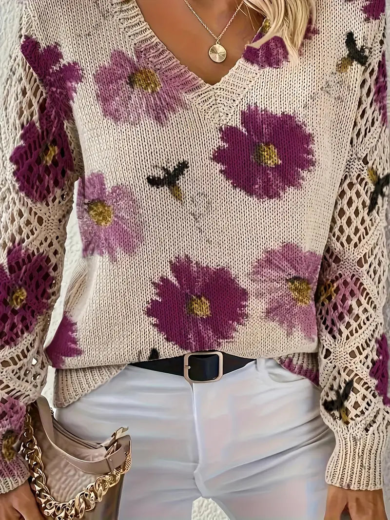 Tatyana Stilvolle Strickjacke Mit V-Ausschnitt