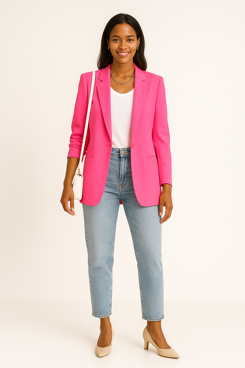 AROSA | Damen Büro Blazer oversized mit klarer Silhouette