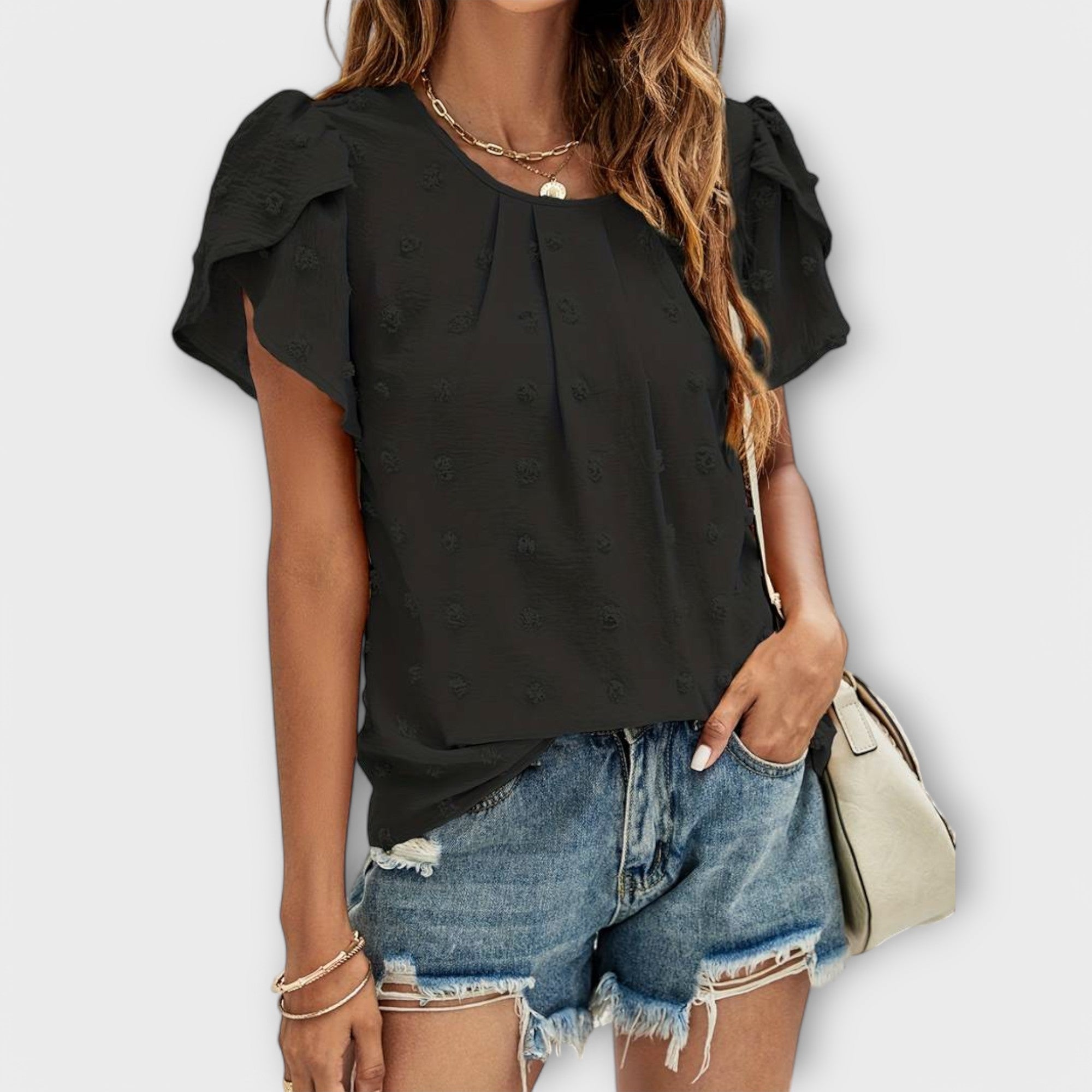 Pünktchenflair Bluse