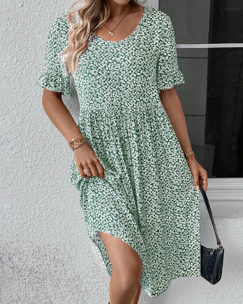 Larissa - Geblümtes Kleid