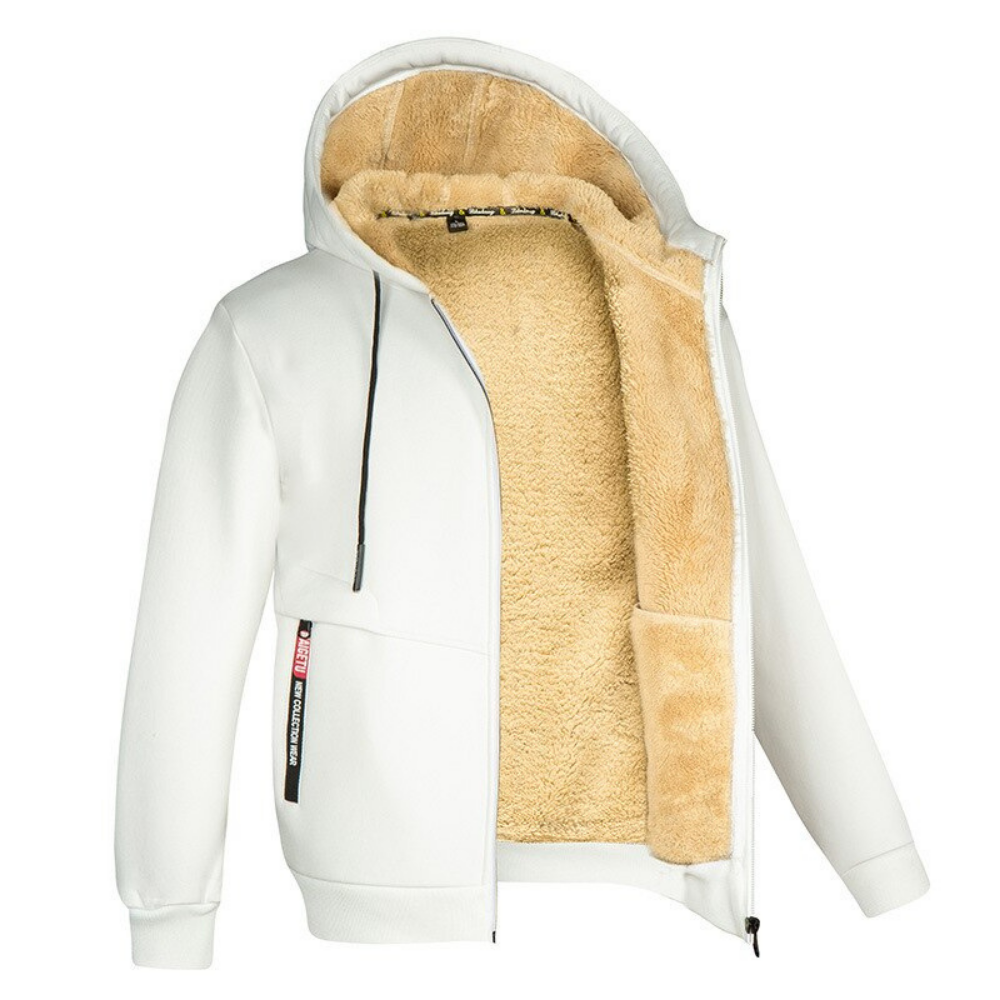Weiche und warme Herrenjacke