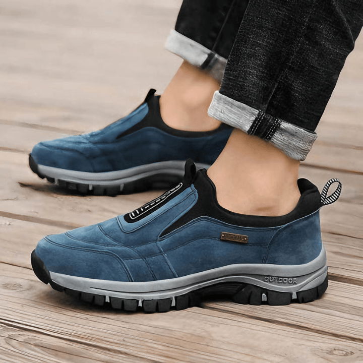 AROSA| Herren Slipper weich in Wildlederoptik