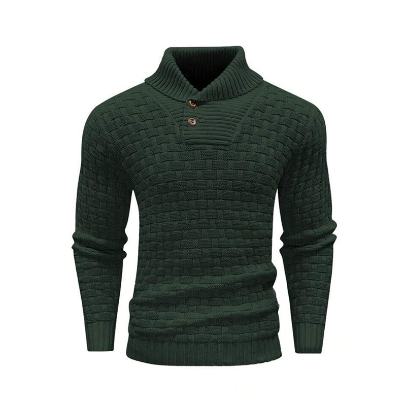 Zach Lässiger Pullover aus Strukturstrick