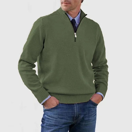 Ben Langarm Herren Zip-Pullover
