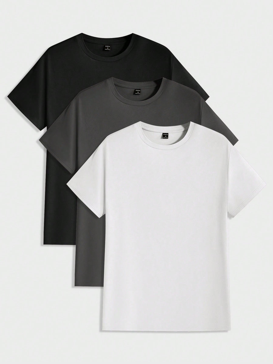 Rundstruktur Herren T-Shirt