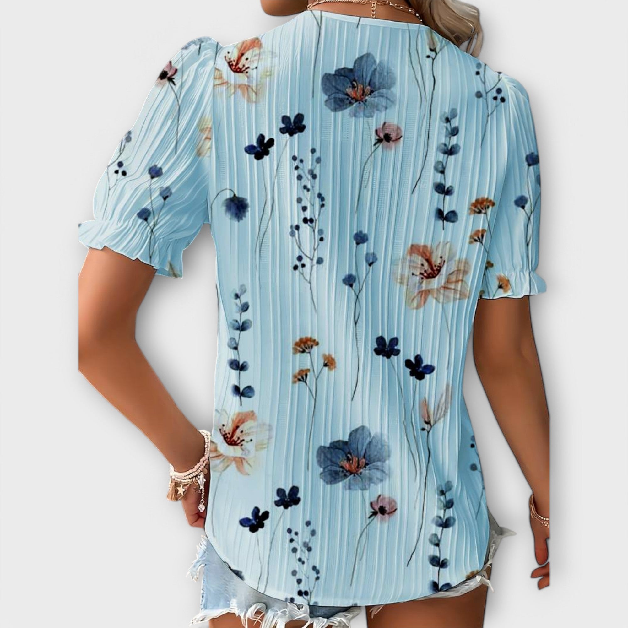 Spitzenglanz Bluse