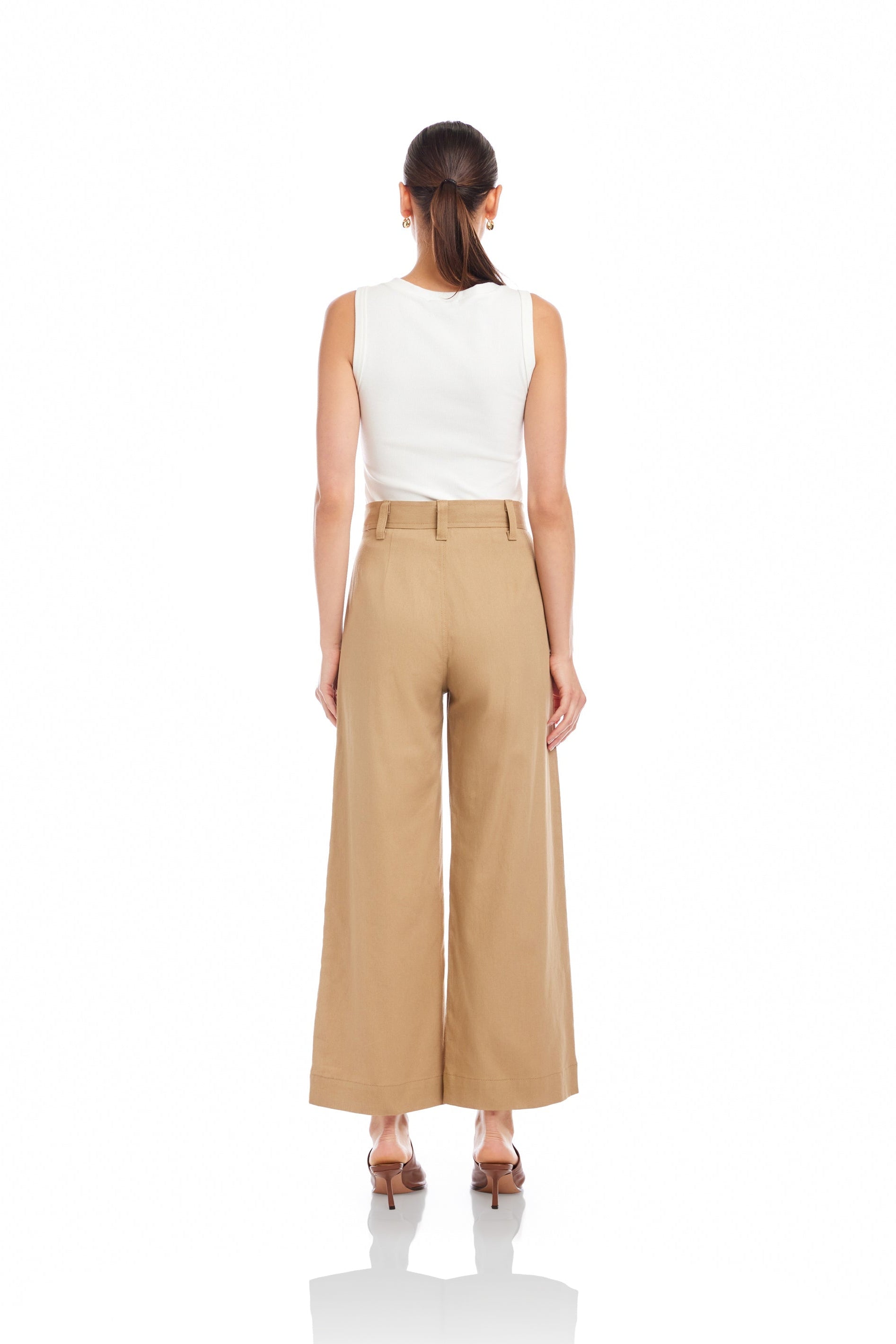 Ryder Damen Hose – Klassische Stoffhose mit geradem Bein