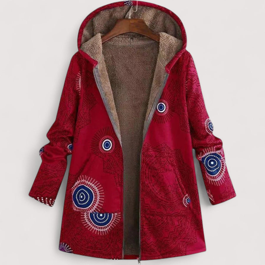 Christina Kuschelige Kapuzenjacke