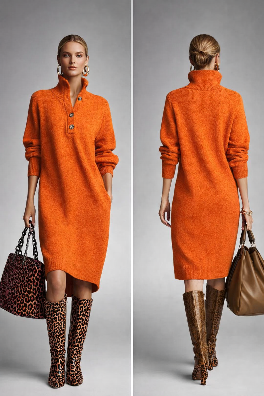 Elegantes Midi‑Kleid - Isabella