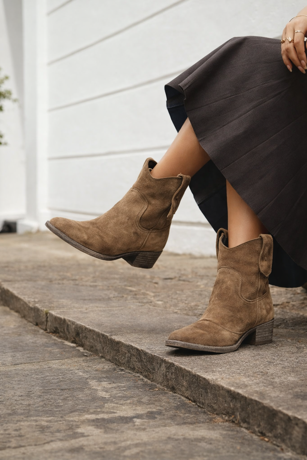Noyara – Elegante Stiefeletten Aus Wildleder