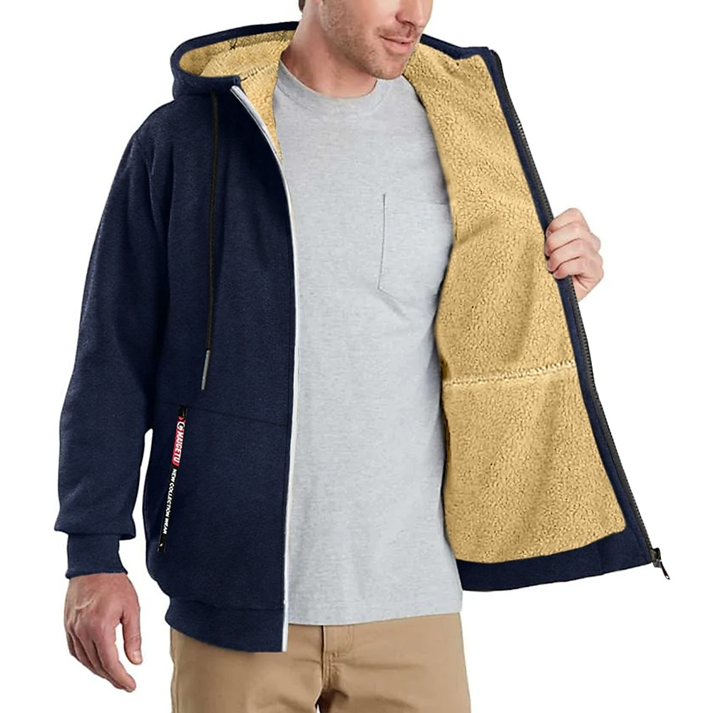 Weiche und warme Herrenjacke