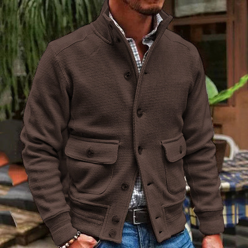 Modische Jacke mit Stehkragen