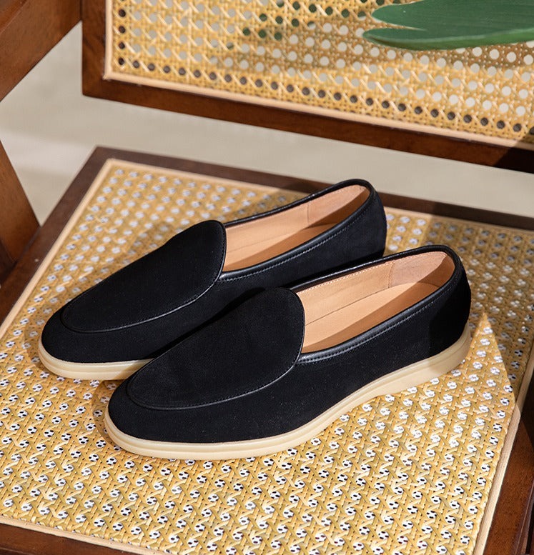 Du Cap belgische Slipper aus Wildleder