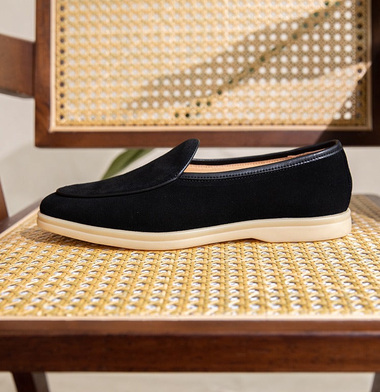 Du Cap belgische Slipper aus Wildleder