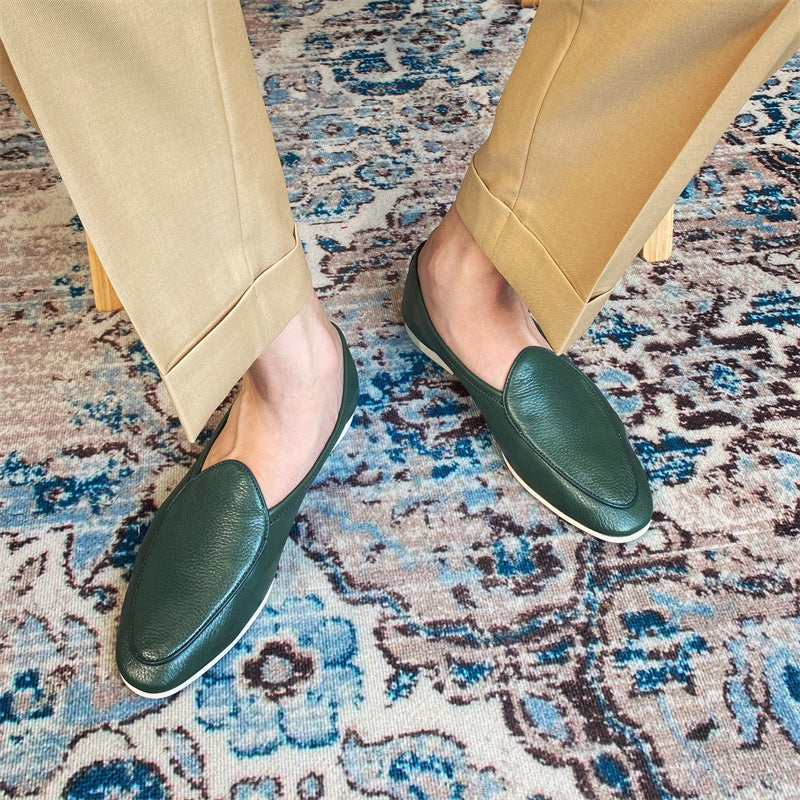 Mr. Ripley Belgische Leder-Slipper