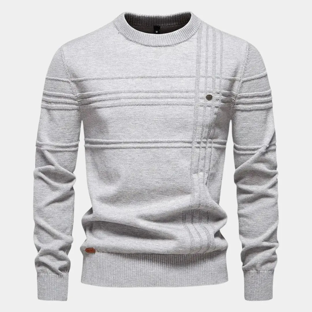 Gestrickter Pullover aus Baumwolle
