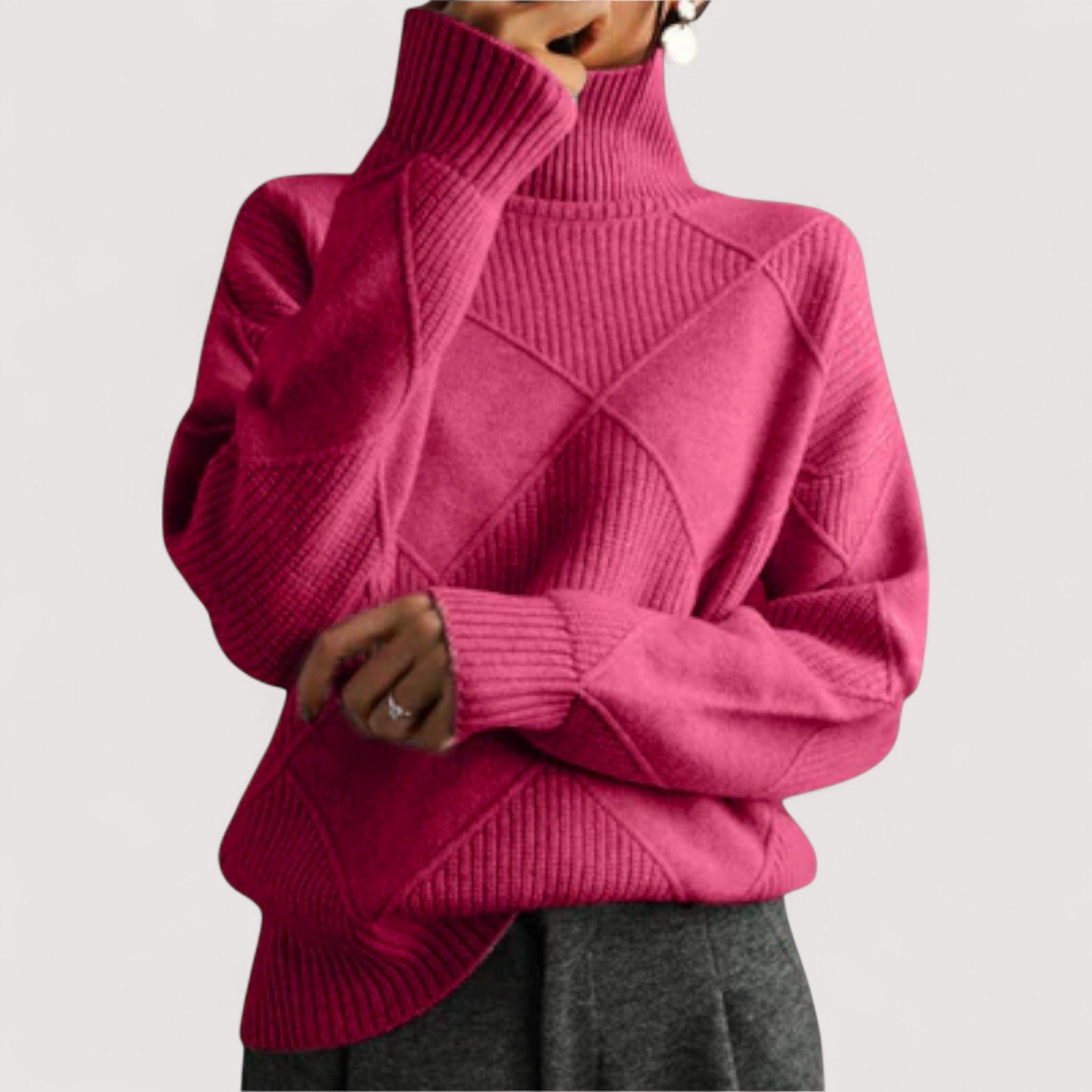 Leina™ Gemütlicher Rollkragenpullover