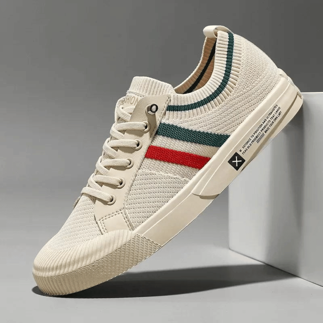 AROSA| John Herren Sommer Schnürschuhe aus atmungsaktivem Strickmaterial