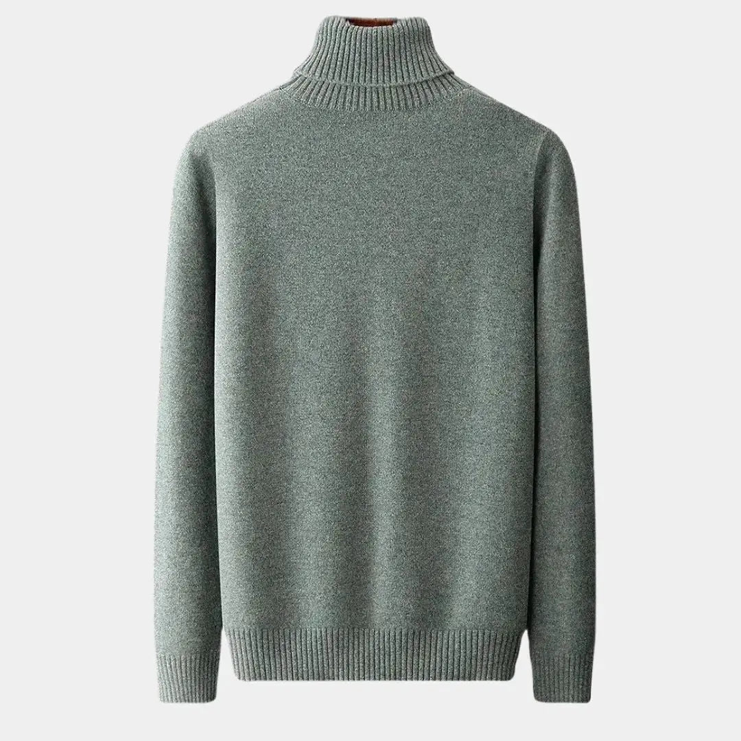 Rollkragenpullover aus 100% Merinowolle