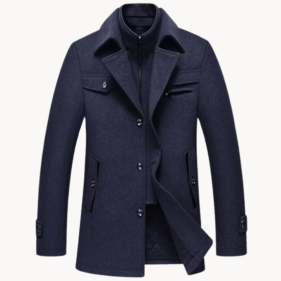 Essential Mantel aus Wollmischung