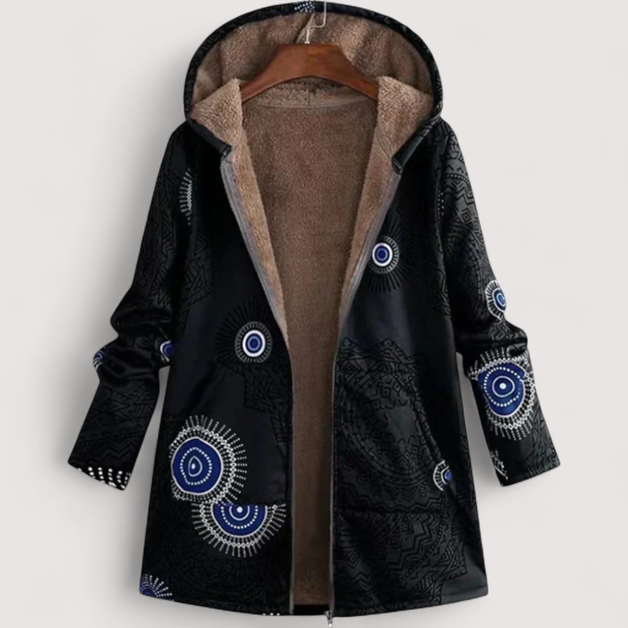 Christina Kuschelige Kapuzenjacke