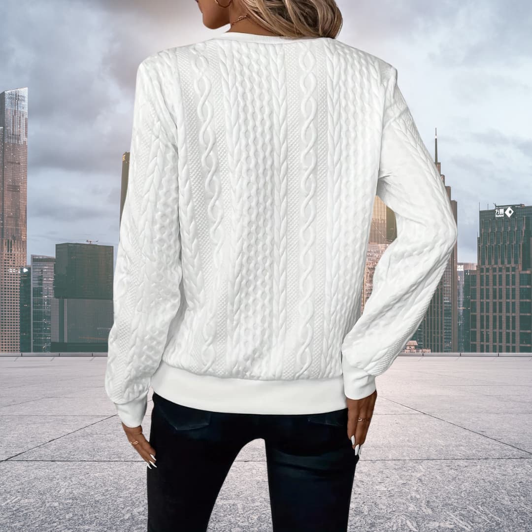 Florence Eleganter Stilvoller Strickpullover