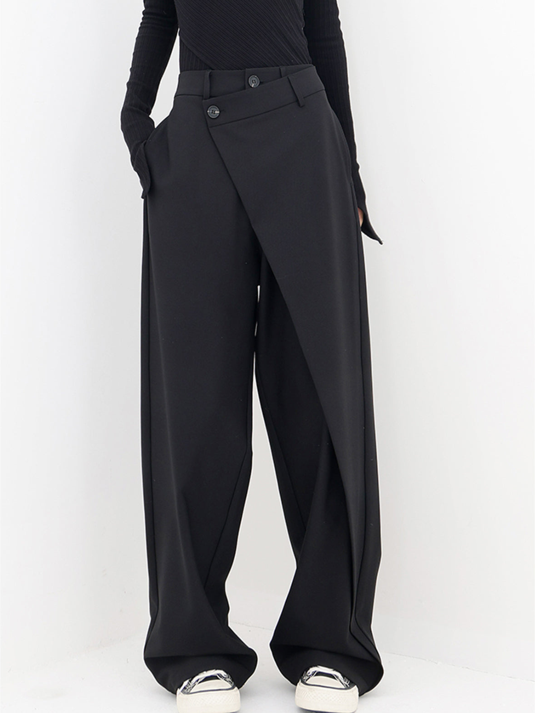 Damen Baggy-Hose – Moderne weit geschnittene Hose im Streetwear-Stil