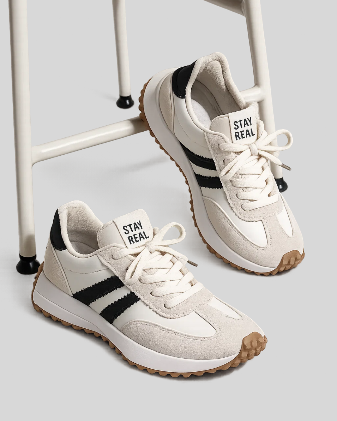 Halima – Retro-Sneaker mit Schnürsenkeln