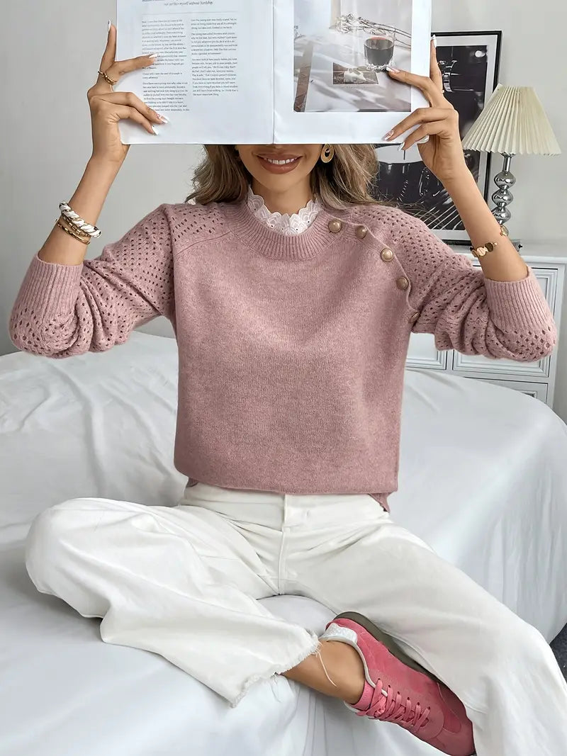 Crelace Stylischer Strickpullover