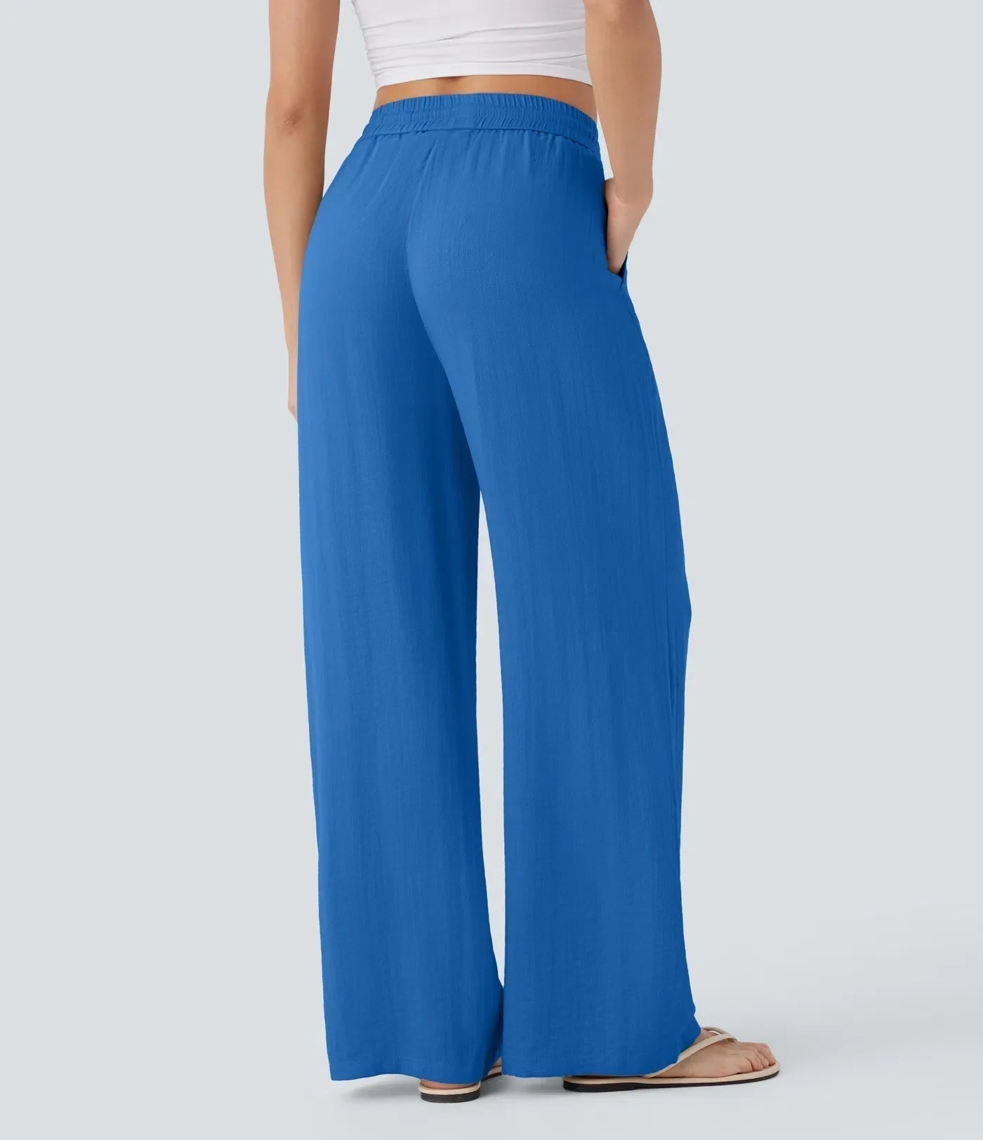Zafeiria Elegante Leinenhosen