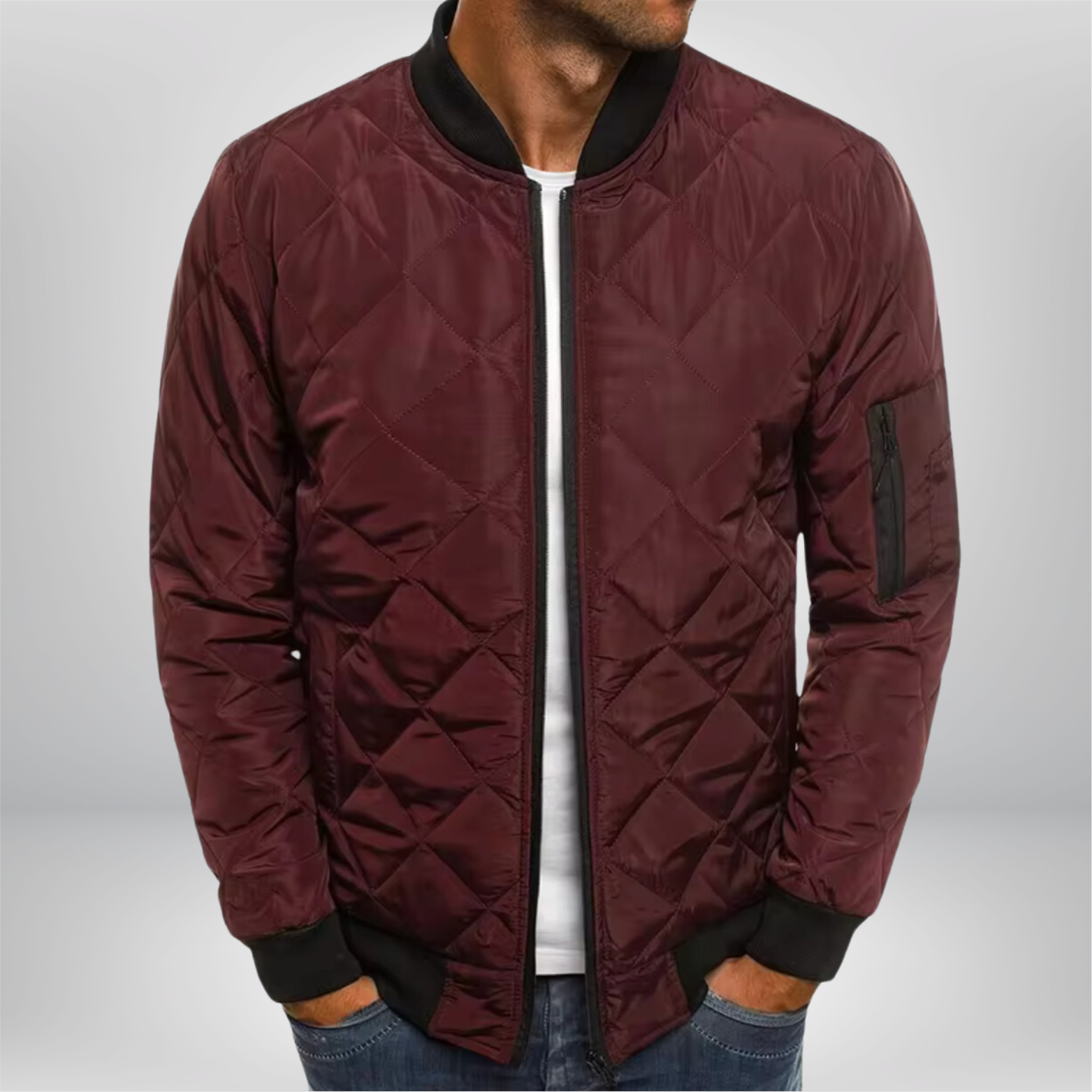 Leichte Bomberjacke