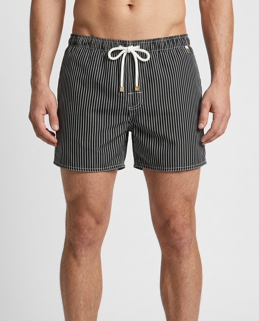 Beckham | Gestreifte Herren Freizeit Shorts für den Strand