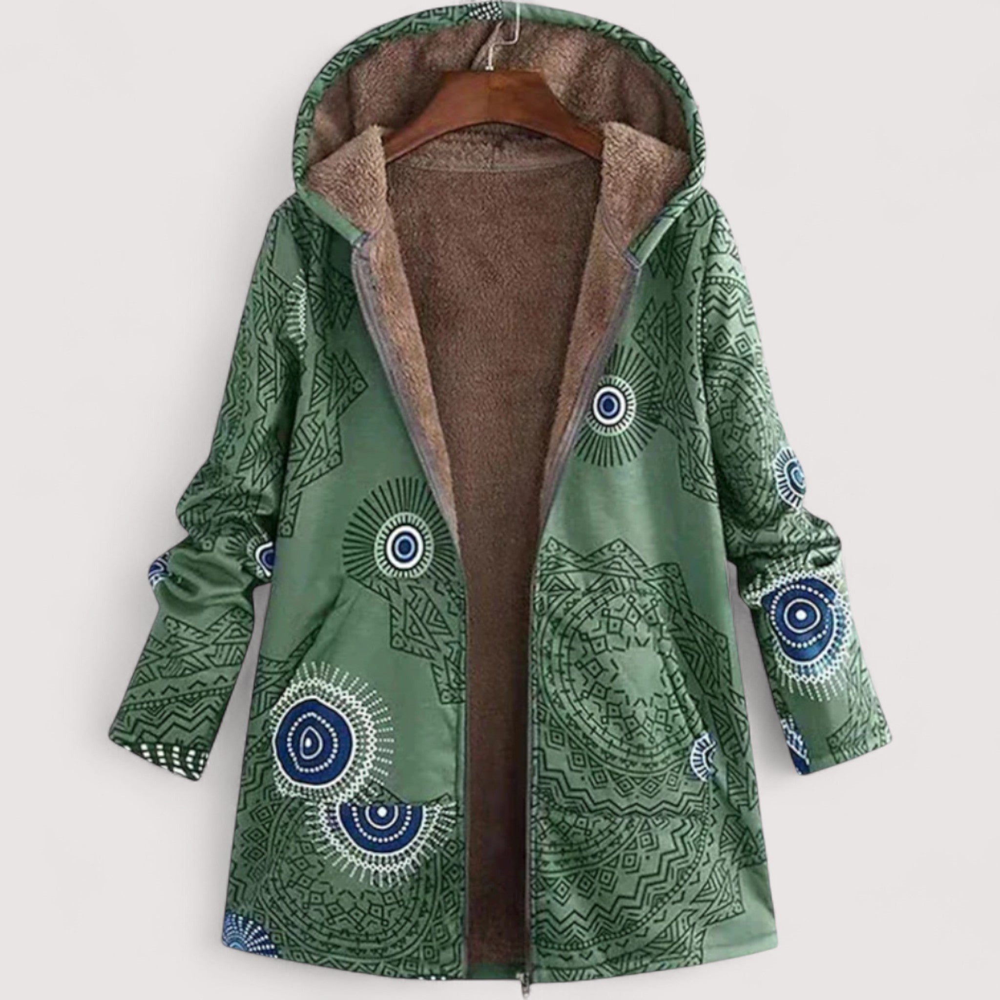 Christina Kuschelige Kapuzenjacke