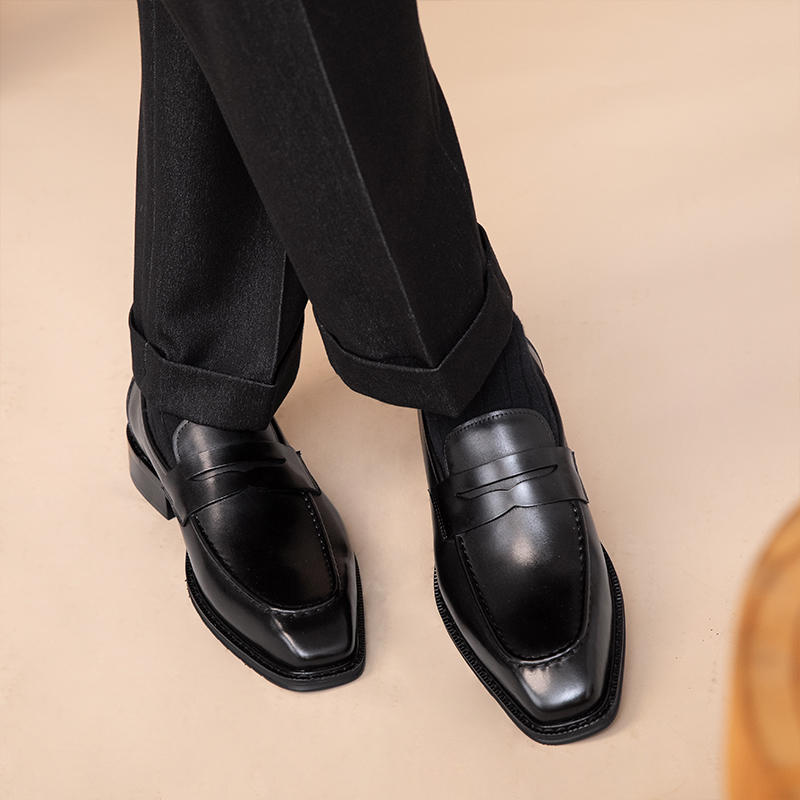 Citi Leder Sattel Loafers