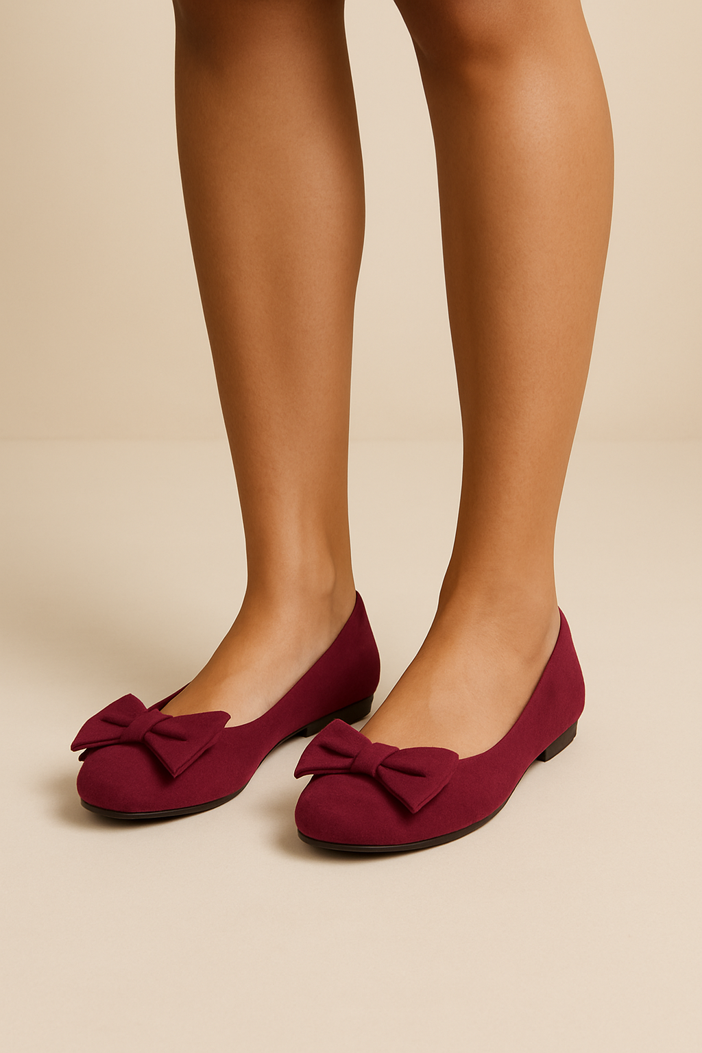 AROSA| Damen Slipper mit Schleife und weicher Sohle für Freizeit & Ferien