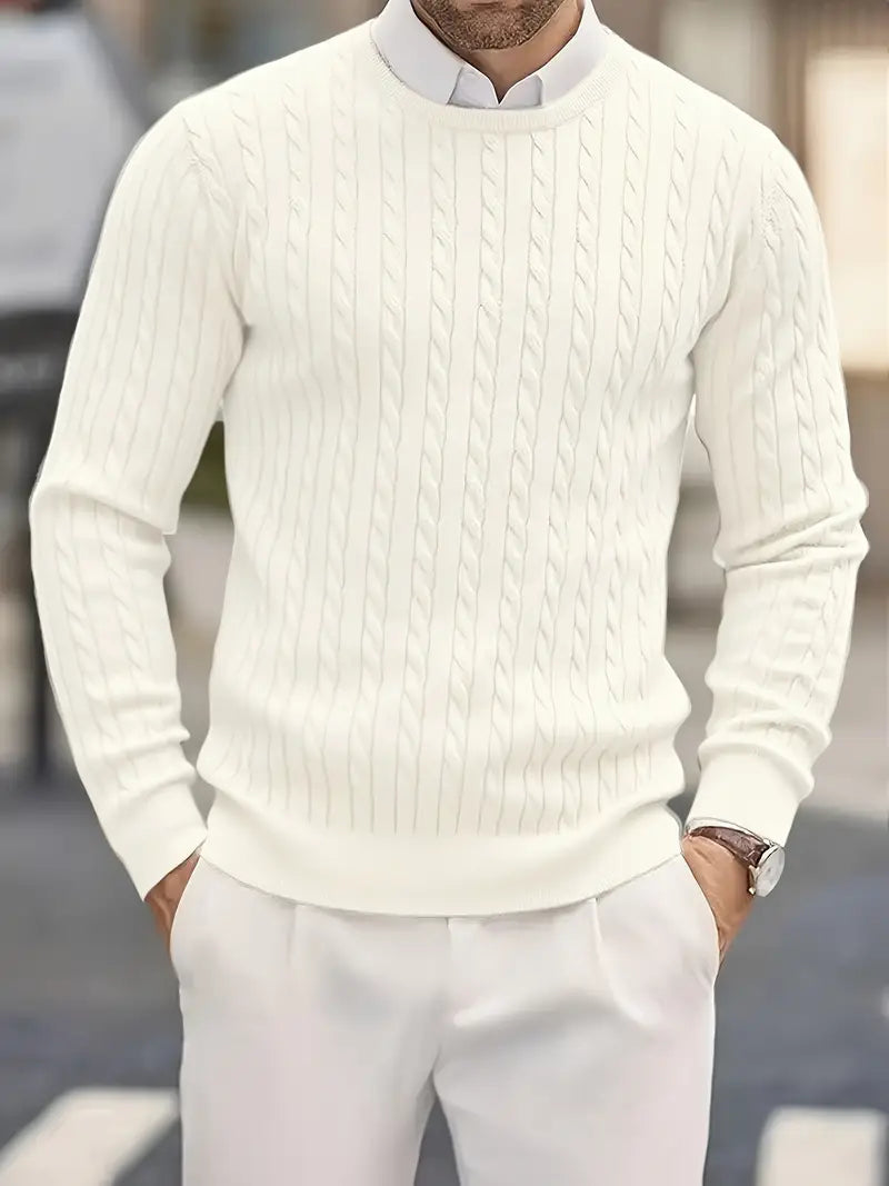 Jonty Gestrickter Rollkragenpullover