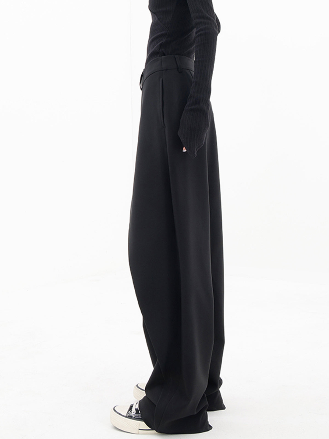 Damen Baggy-Hose – Moderne weit geschnittene Hose im Streetwear-Stil