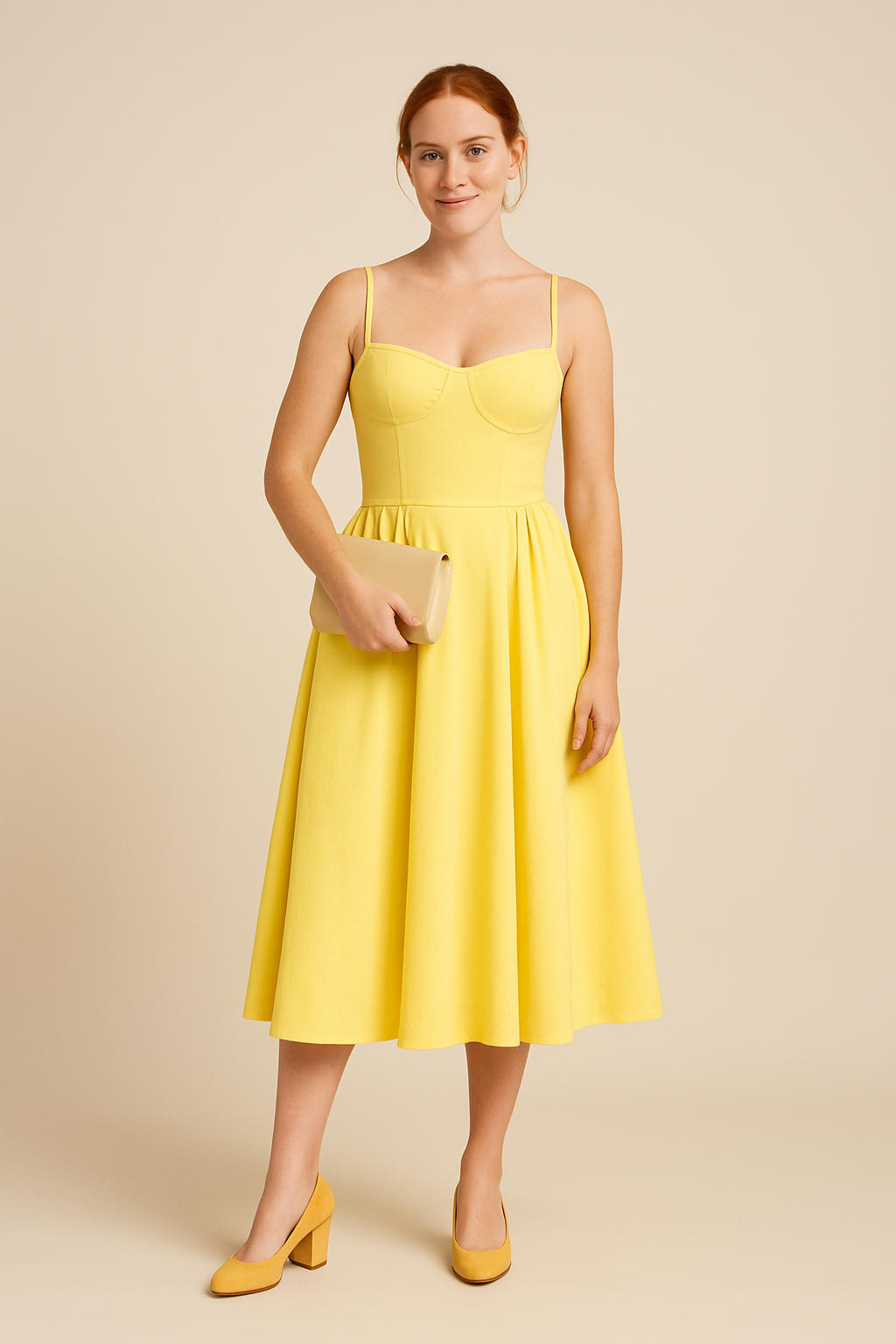 AROSA | Damen Sommerkleid mit V-Ausschnitt luftig-leicht