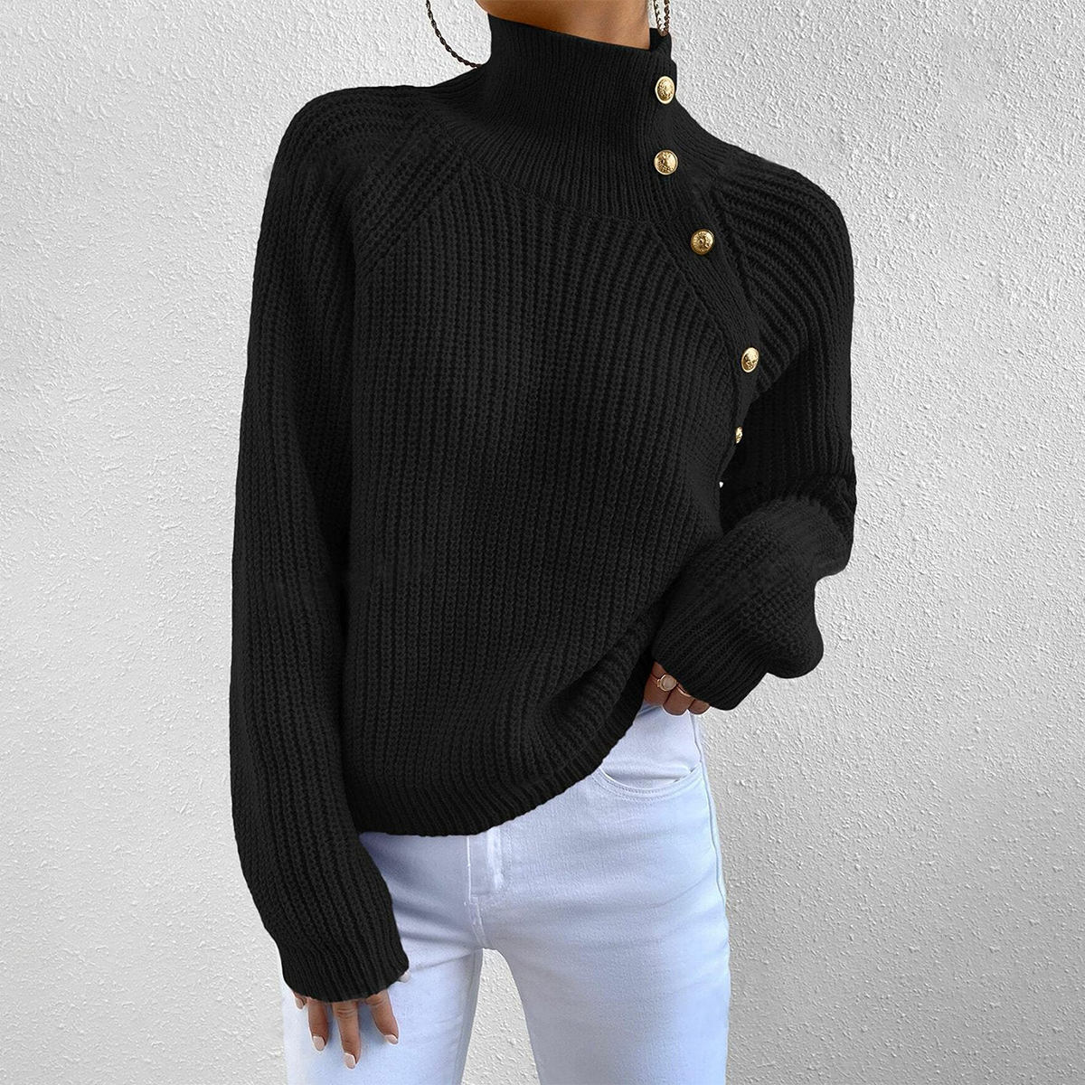 Retroblack Feinstrickpullover