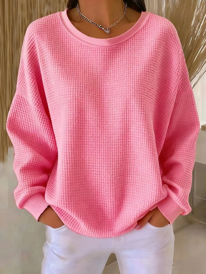 Elora Texturiertes Sweatshirt – Komfort trifft Stil