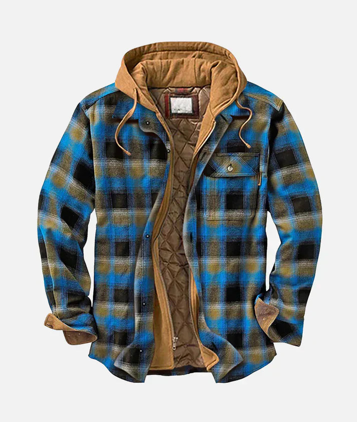 RICHARD Karierte Patchworkjacke