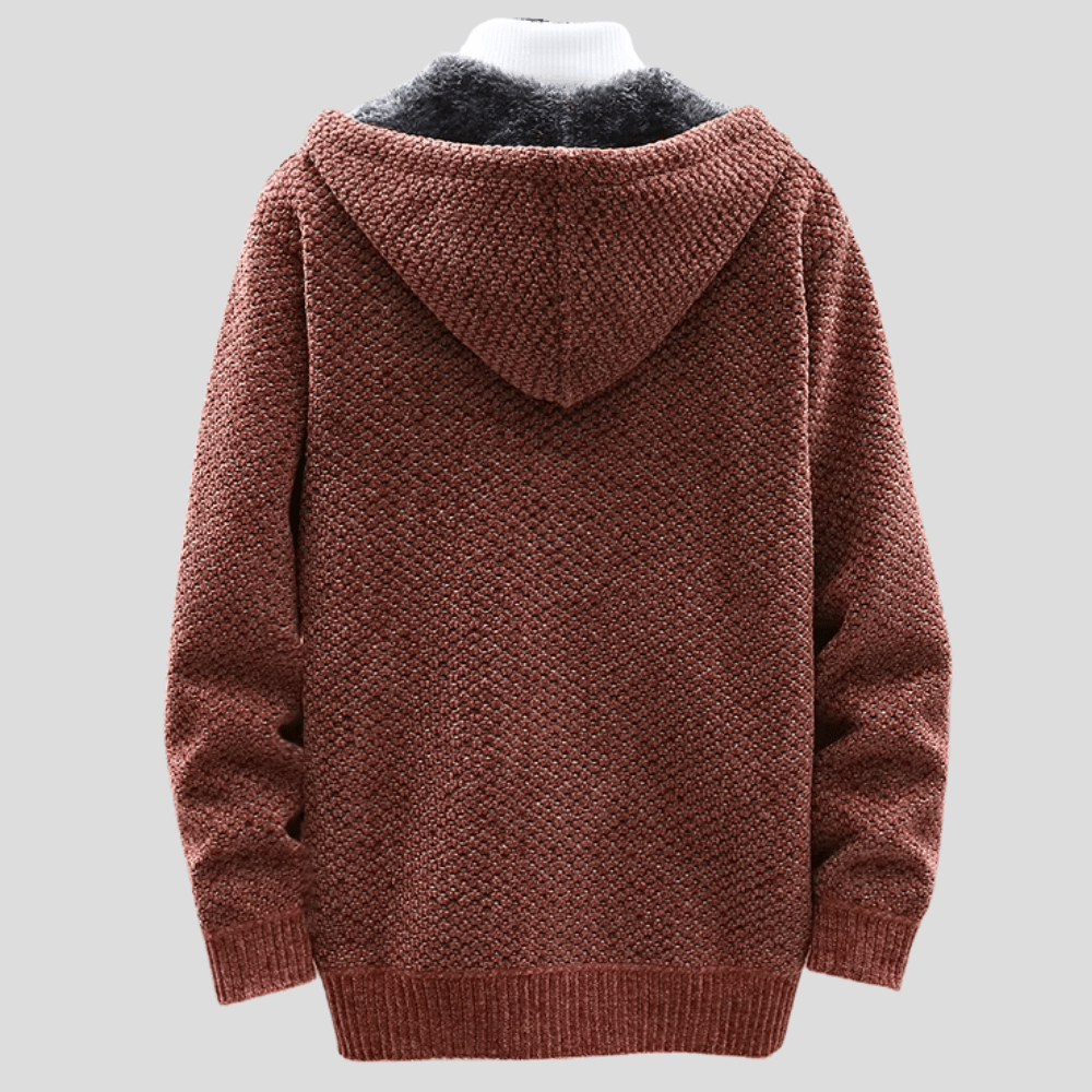Werner™ Stilvoller Strick-Hoodie