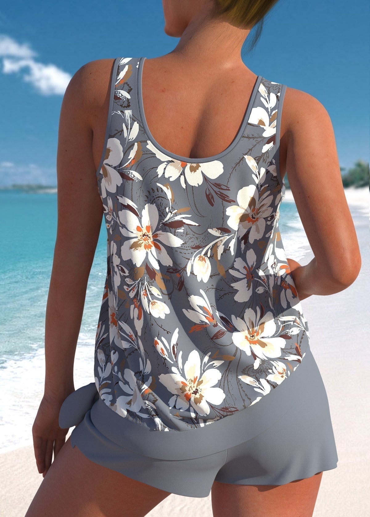 Helena | Stylisches Floral Tankini-Set für Frauen
