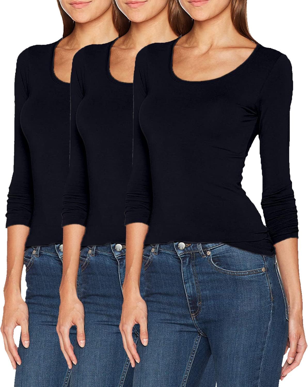 ONLY Damen Onllive Love LS Rundhals-Top, Noos, Langarmshirt
