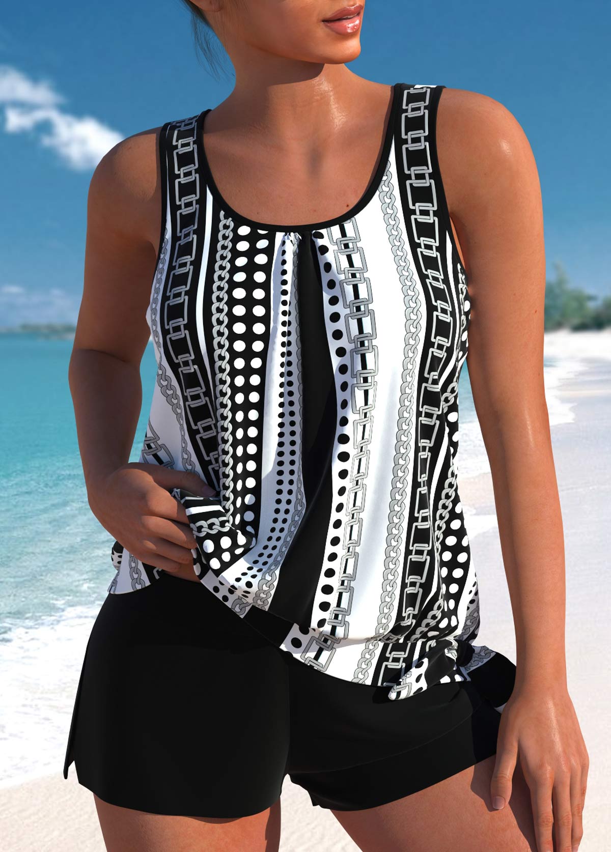Helena | Stylisches Floral Tankini-Set für Frauen