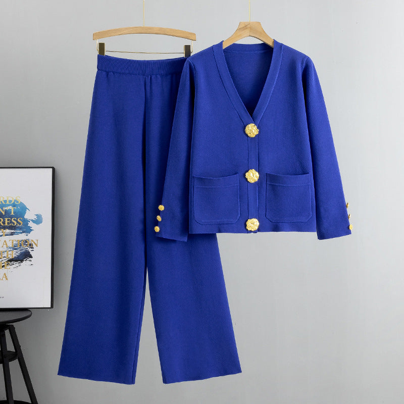 Leontara Set aus Strickjacke und Hose