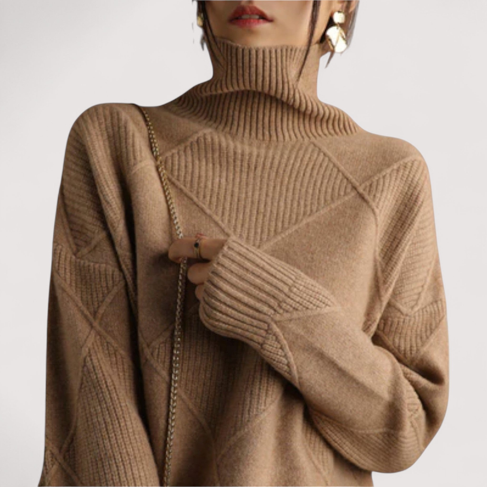 Leina™ Gemütlicher Rollkragenpullover