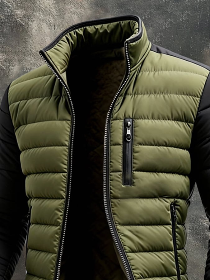 CLÉMENT | Gesteppte Zip-Jacke