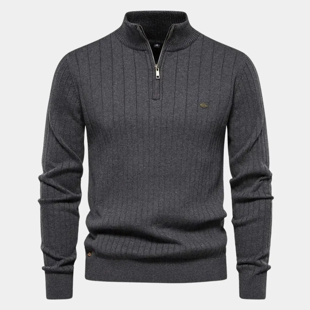 Baumwollstrickpullover